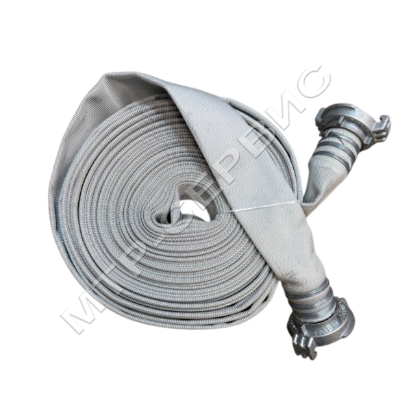 Рукав пожарный для техники износостойкий РПМ(В)150-1,2-УХЛ1 с головкой рукавной ГР-150А